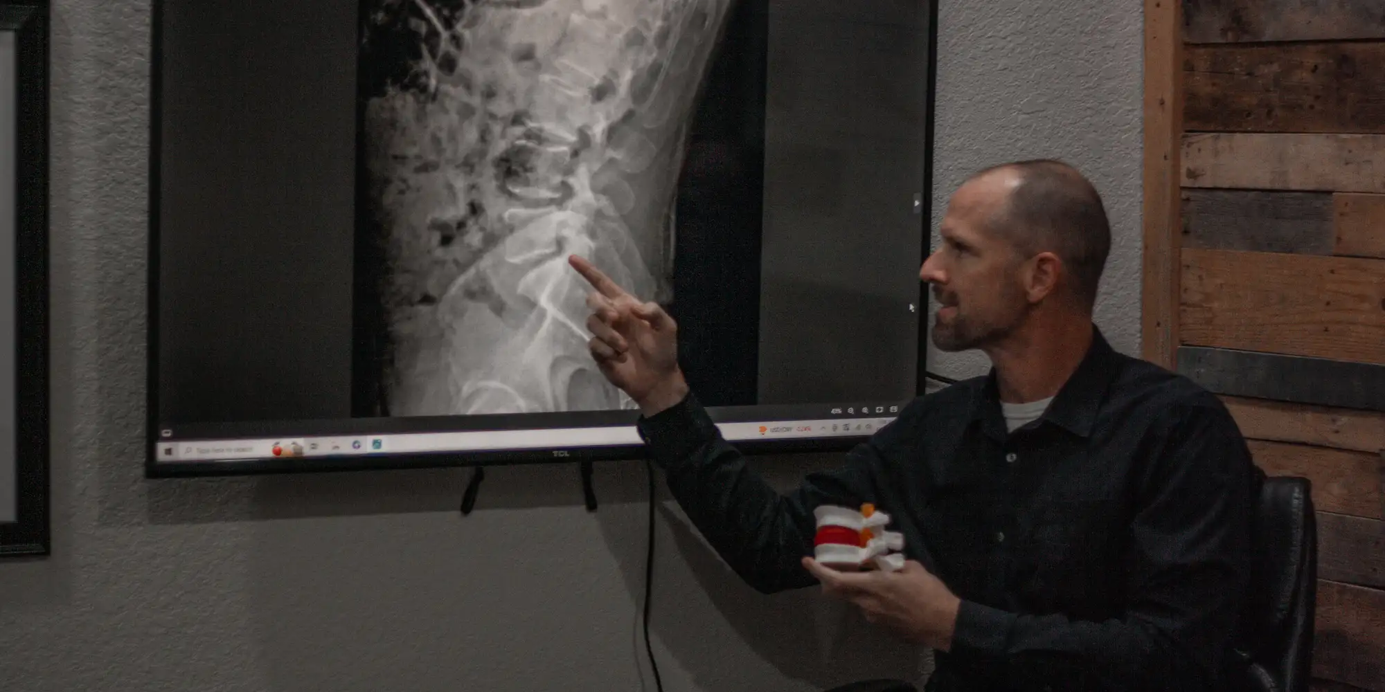 Chronic Pain San Marcos TX Ronald Peterson With X Ray